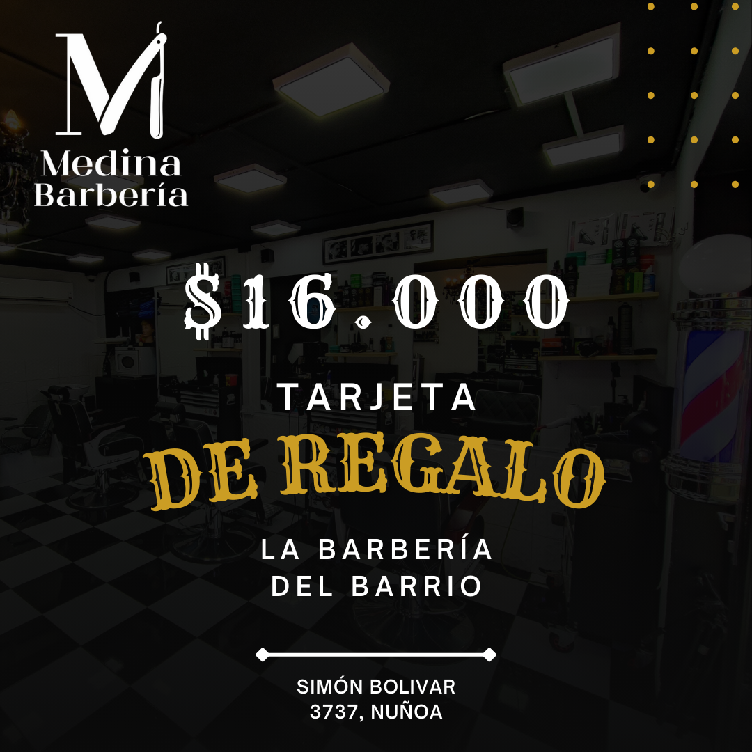 Tarjeta de regalo $16000