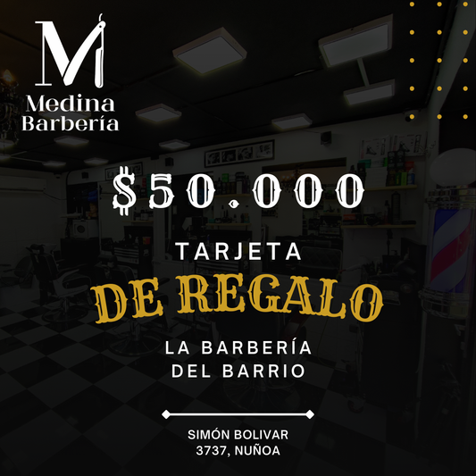 Tarjeta de regalo $50000